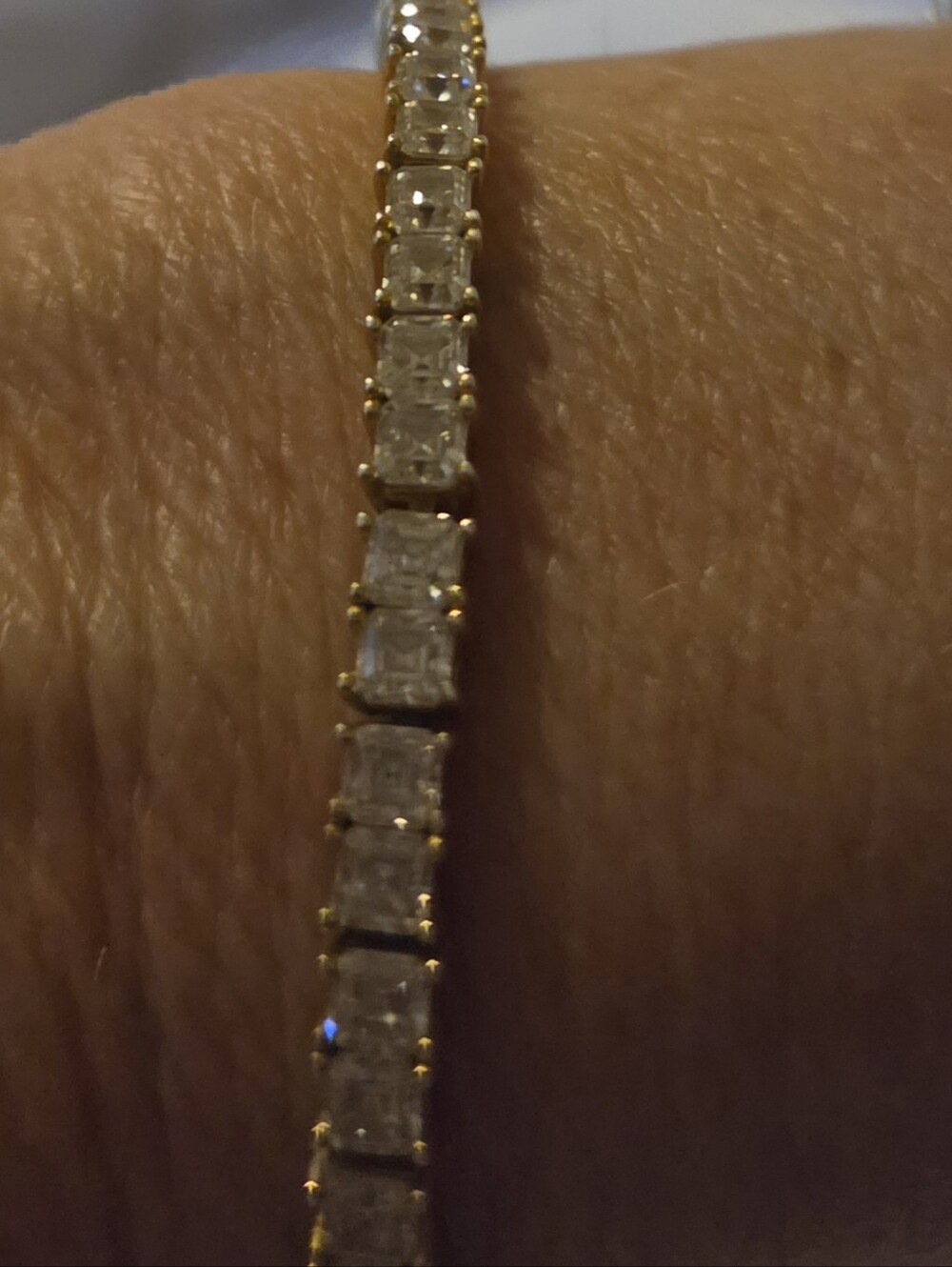 Moisinite Tennis Bracelet 5.5 Karat